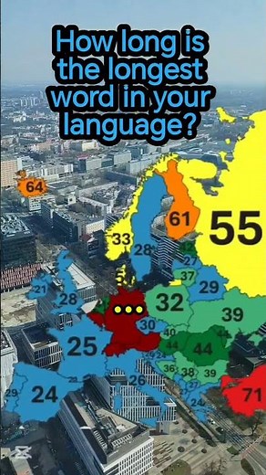 How long is the longest word in your language #mapping #language