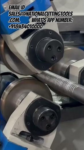 Scaffolding Prop and Jack Thread Rolling Machine l Thread Cutting Machine #threadcutting #threading