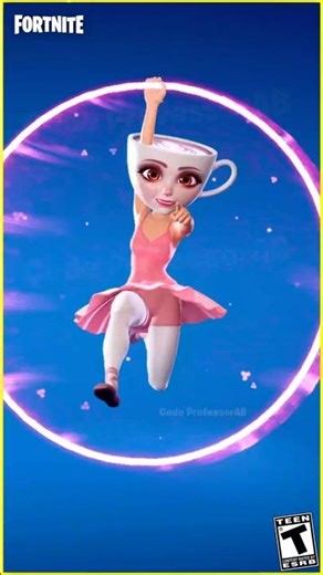 Fortnite Summer Emote Ballerina Cappuccina Skin 🍑😜😱
