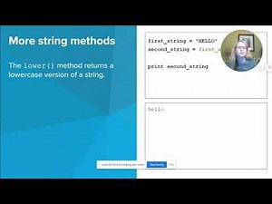 codeHS 7.6 String Methods
