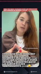 ⚠️🛒 Mucho cuidado con los negocios en Market Place 💸 Lo barato puede salir muy caro. 👩‍⚖️ Una abogada contó el caso de su clienta: aprovechó una “oportunidad inigualable”, pero los productos que compró provenían de una estafa. 🚔 Ahora está denunciada y enfrenta una causa penal. #Marketplace #Estafa #Cuidado #Denuncia #LoBaratoSaleCaro | CNM Noticias