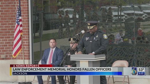 Jackson memorial honors fallen law enforcement officers