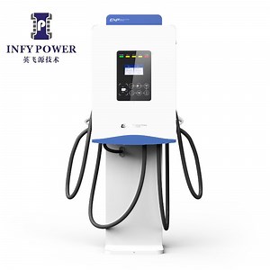 [Hot Item] Nacs 60kw EV Charger IP55 DC Fast EV Charging Station Plug and Charge
