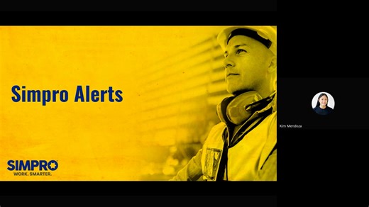 Managing Alerts in Simpro Premium