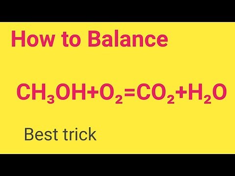 CH3OH+O2=CO2+H2O Balanced Equation||What is the Balanced Equation for the Combustion of Methanol?