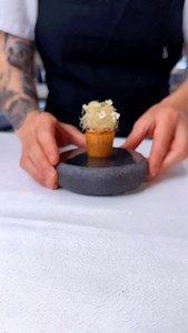 Croustade in the making at @restaurantjordnaer #croustade #pietee #snack #fried | Nordic Chefs