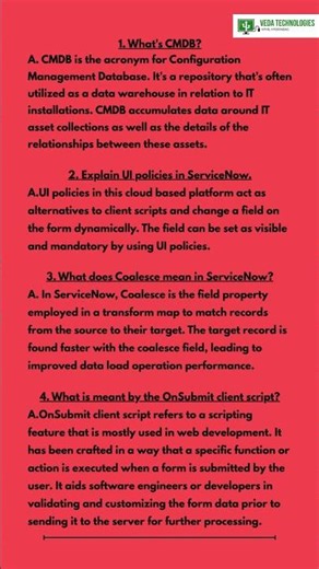 ServiceNow Interview Questions & Answers for Freshers (Basic Level)