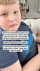 95K views · 1.6K reactions | When my autistic son was six years old, I asked a big important doctor if he would ever be able to spell and read. Without hesitation she said NO. I can admit to you that it broke me. Flash forward, he’s 13 years old. We got him a cell phone. And suddenly he’s sharing a glimpse of his world with me. #autism #nonspeakingautism #nonverbalautism #texting #motherhood | Finding Cooper's Voice | Facebook