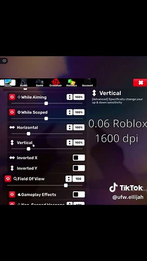 Updated Settings for Enhanced Aim in Roblox