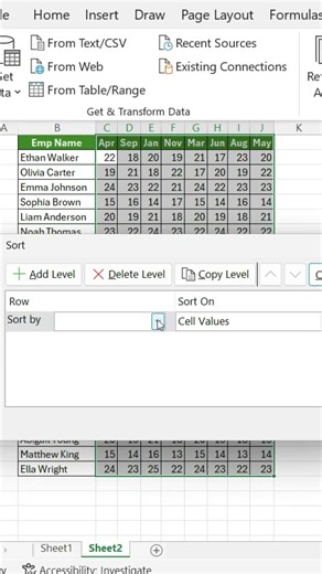 Still sorting months manually in Excel?#excel #exceltips #microsoftoffice