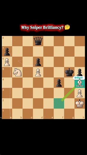 This Sniper Move Shocked Everyone! 🤯 #shorts #chess #brilliantmove