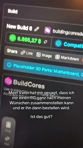 Würdest du das auch bestellen? Wenn nicht erzähl warum #buildcores #rtx #deutschland #pc