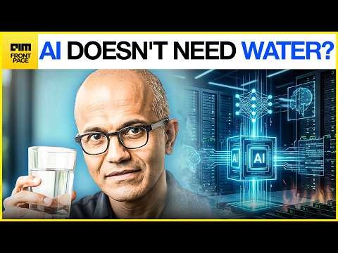 BREAKING: Satya Nadella Says An AI Data Center Uses As Much Water As One Restaurant