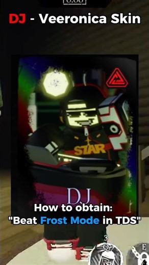 TDS DJ Booth Veeronica Skin Showcase #roblox #forsaken