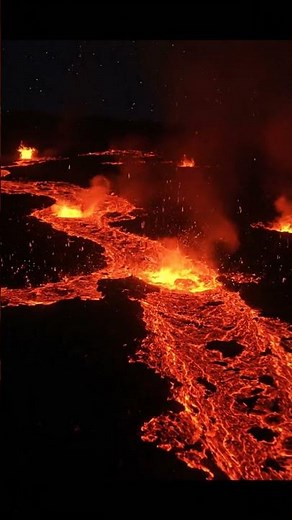 Lava River: The Flow of Molten Earth
