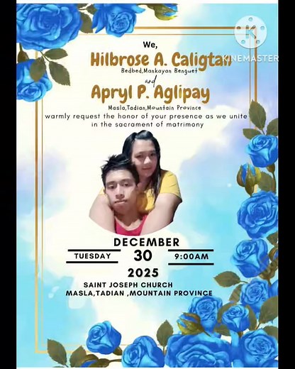 Naimbag nga aldaw ta u amin kakabsat nay di mayat ay damag ta sina facebook ko it ai iyawis tan adak masagsaggaysa ai amey sinan baey di tunggal isa it awisek ngarod di tunggal esa ai makipagragsak in dakami si December 30, 2025, id Masla, Tadian, Mountain Province no adi man binasan di Uncle, Anty, Manong, Manang, Ading, Kaanakan, Inapo, Apo, Inang, Apong ay adi nan facebook asi u kod paki giwit in daida ta ibga u ta umali ka u We're are expecting your presence♥️😄😍😍 Thank you so much/iyaman/