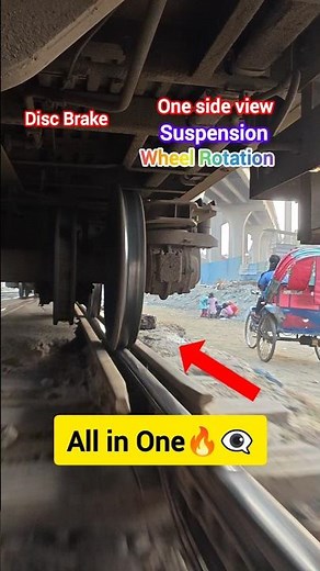 About the Train wheel dynamics 🔥👁️‍🗨️ #trainlover #railroad #railway #motion #trainwheel #Dynamic