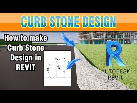 How to make Curb Stone Design in REVIT | Curb Modeling in REVIT | Curb Design in REVIT