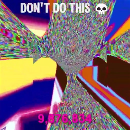 Don't deep zoom on this mandelbrot set ☠️ #shorts #fractal #weird