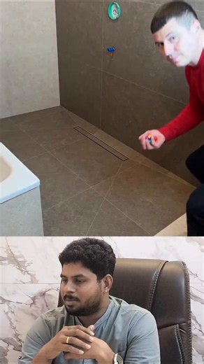 Architect Thenmozhidevan on Instagram: "Testing water flow for a tile insert shower drain and showing how tiles are placed over it correctly. To clearly understand the drainage direction, we used small pebbles — a simple but effective method to visually identify: • Water flow direction • Proper slope toward the drain • Any water stagnation points Why this test is important: ✔ Ensures proper slope before final fixing ✔ Prevents water stagnation in bathrooms ✔ Avoids future leakage & dampness issu