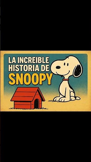 🐶✨ La increíble historia de Snoopy que pocos conocen #nostalgia #infanciafeliz