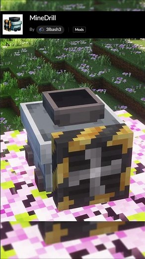 This is the BEST 3x3 DRILL mod for MINECRAFT! - MineDrill Mod #minecraft