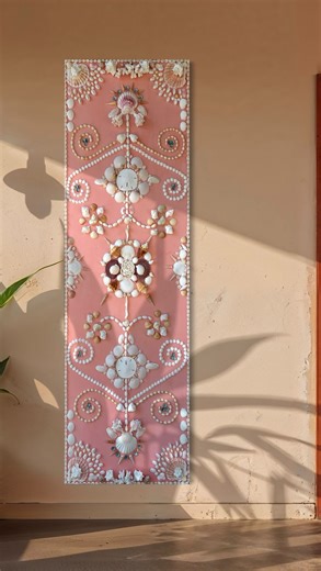 These shells lived in the sea long before they reached my studio. I arrange them into art that becomes part of your story. ✨ #shellart #coastalluxury #art #shelldesign #coastalart #coastaldesign #coastaldesigninspo #beachhouse #beachhomedecor #coastalliving #seashellart #luxurydesign | Ohana Sea Designs | Facebook