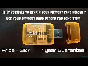 Use memory card reader for long time