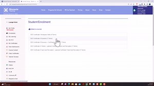Creating a Class and Generating an Enrolment Code