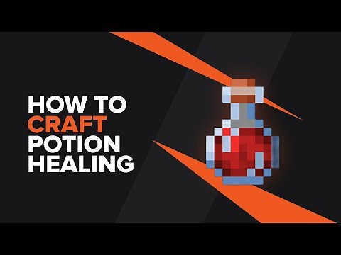 How to make a Potion of Healing in Minecraft