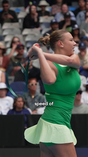 Coming at us at 124 km/h, Amanda Anisimova would be eager to make the #AO26 her own 🤩 | Australian Open