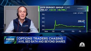 The options volume is chasing the big moves in stocks, says Susquehanna's Chris Murphy