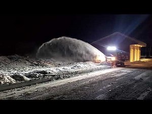 kubota rtv x1100c with the 66" snowblower v1