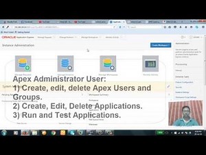 Tutorial : Concepts of Oracle APEX Workspace, Users and Applications