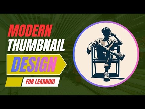 How to create thumbnail for video, modern thumbnail design for beginners
