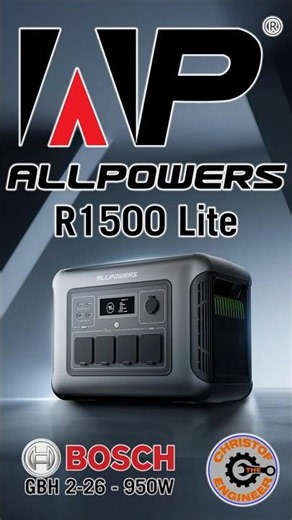 Allpowers R1500 Auf der Baustelle mit meiner Bosch GBH 2-26 #allpowers #fun #SummerOfGoals