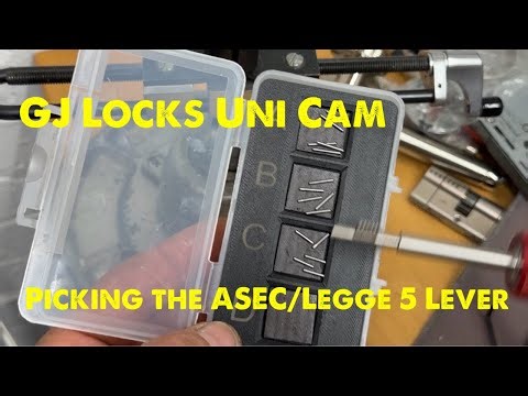 GJ Locks Uni Cam - Picking the ASEC/Legge 5 Lever