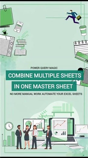 Combine Multiple Sheets in One Excel Sheet Using ONE Formula🤯🔥 | Excel Shortcut #excel #exceltricks