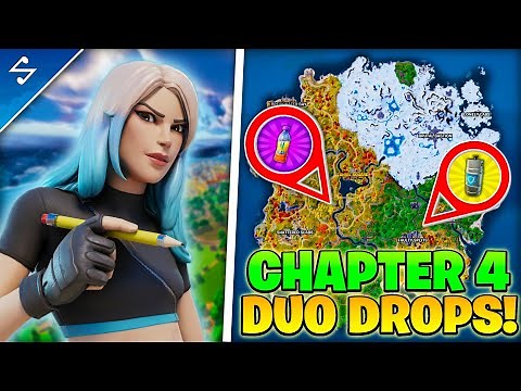 The *BEST* Chapter 4 DUO DROPSPOTS! - Fortnite Competitive Guide!