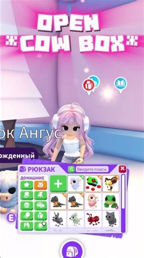 ANGUS BOX OPEN/ Adopt Me/ open box#adoptmeroblox #roblox #adoptmeroblox