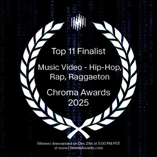 Dante & Ocean on Instagram: "Brazy's Paradox Music Video_White Lab Live is a TOP 11 FINALIST in the Hip-Hop, Rap, and Reggaeton category of the inaugural season of the Chrom Awards. This groundbreaking AI Film, Music Video, and Games competition aims to unite the creators, communities, and companies across the world. This season they’ve given away over $1M in free trials and are awarding $175,000 in cash prizes. Winners will be announced on SUN, DEC 21 AT 5PM PT during their Awards Ceremony live