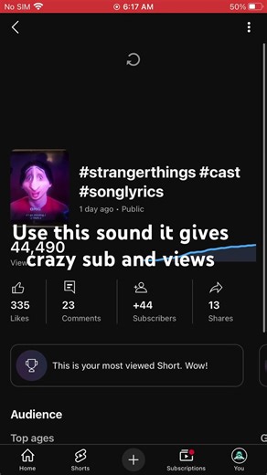 Use my sound for sbus and views