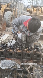 1.3M views · 27K reactions | Assembly loader engine process. #auto #mechanic #automotive #mechaniclife #mechanicsteve | Mechanic Steve | Facebook