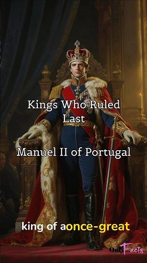 Last King of Portugal 🇵🇹 Manuel II's tragic exile #Monarchy #History #Portugal #travel #facts #ai