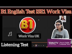 Full (B1) Speaking & Listening Skilled Worker Visa || ISE 1 Trinity College London