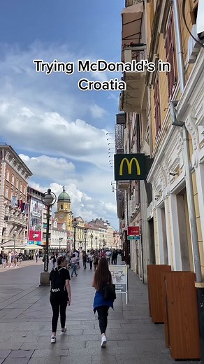 Exploring McDonald’s Menu in Croatia!