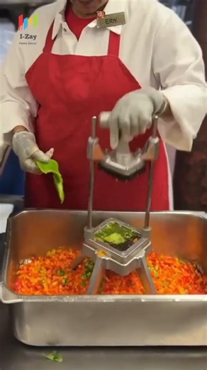 chop veggies in seconds 👀Vegetable Chopper That Saves Time & Space #kitchen