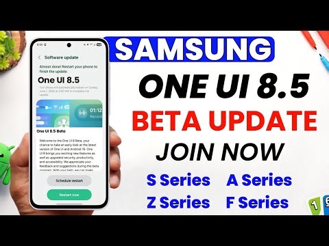 One UI 8.5 Beta Update Is Here 🤩🔥 | How To Install One UI 8.5 Beta