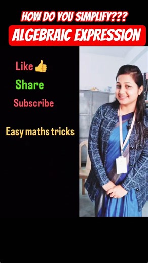 🤔How to simplify algebraic expression??? Algebraic expression/shorts tricks #shorts #shortsfeed