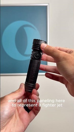 This Flashlight Mimics a Fighter Jet - Olight Seeker 4 Pro #shorts #design #flashlight